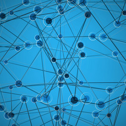wireframe polygonal element abstract background vector image