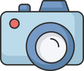 Camera rgb color icon vector