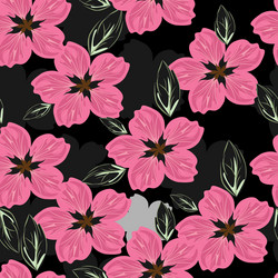 Floral Seamless Pattern Vector Image
