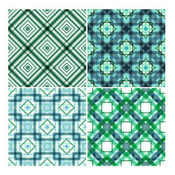 seamless patterns set vector image