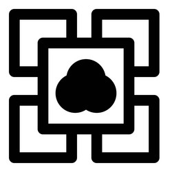 software that performs functionalities application vector image