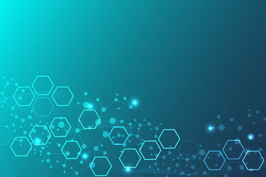 science network pattern connecting lines and dots vector image