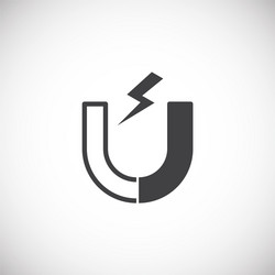 physics related icon on background for graphic vector image