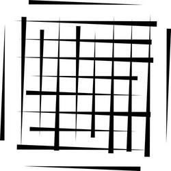 random lines grid mesh dynamic irregular overlap vector image