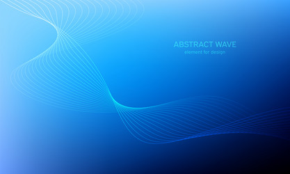 abstract wave element for design digital vector image