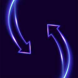 two arrows go round synchronization icon update vector image