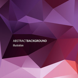 abstract triangular background vector image