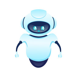 character bot for mobile app design artificial vector image