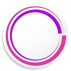circle circular badge label tag and button shape vector image