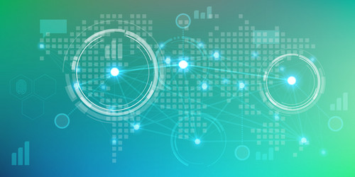 infographics with elements of user interface vector image