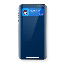message notification floating pop up user vector image