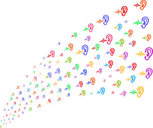 source stream of hearing vector image