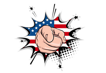Uncle Sam Voting Poster Vector Image