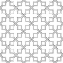 Abstract geometric pattern with crossing thin vector