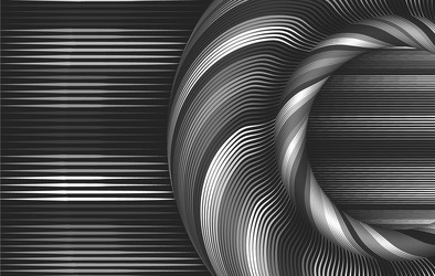 abstract colorful string lines background vector image