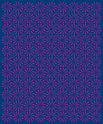 Intricate Blue Pattern vector image