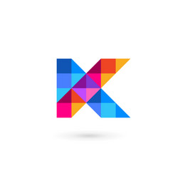 Creative initial letter k logo Royalty Free Vector Image