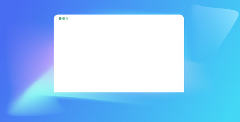 modern web browser window internet empty page ui vector image