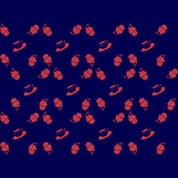 retro object patterns for making seamless vector image