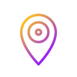 Location mark pixel perfect gradient linear ui vector