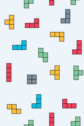 Retro Game Pixel Pattern vector image