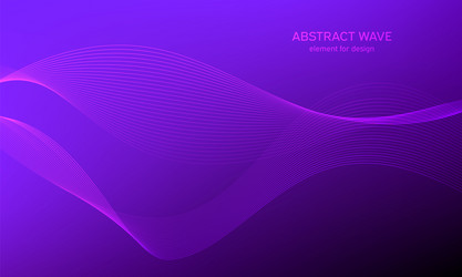 abstract wave element for design digital vector image