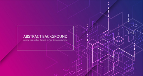 digital technology and engineering background vector image