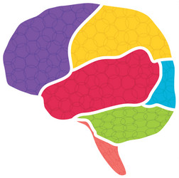 Human brain symbol vector