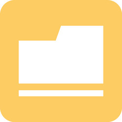 mobile application folder file archive web button vector