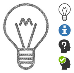 hint lamp web mesh vector image
