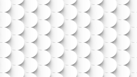 White Circular Repeating Pattern vector image