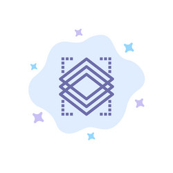 layers object layer server blue icon on abstract vector image