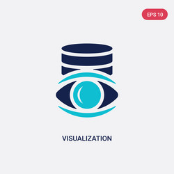 Two color value icon from big data concept Vector Image