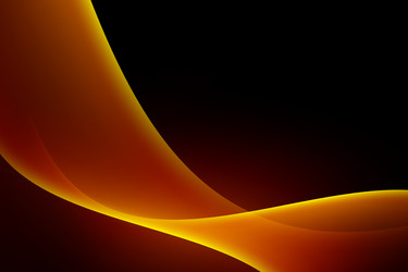 gold curve abstract pattern on dark background vector image