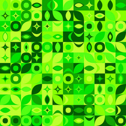 colorful abstract random curved shape pattern vector image