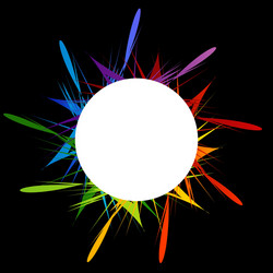 fractal design element or banner for web vector image