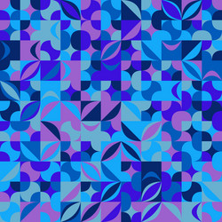 abstract colorful random curved shape pattern vector image