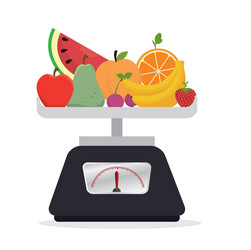 Nutrition healthy food isolated icon vector