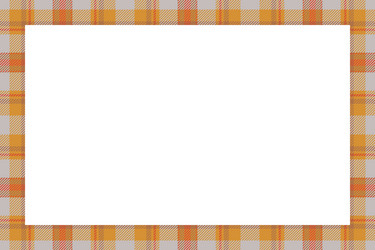 Vintage frame scottish border pattern retro vector