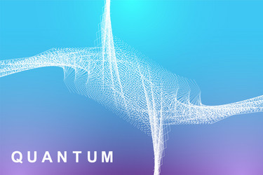 quantum computer technology concept deep learning vector image