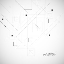 digital geometric tech elements abstract vector image