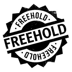 Freehold rubber stamp vector