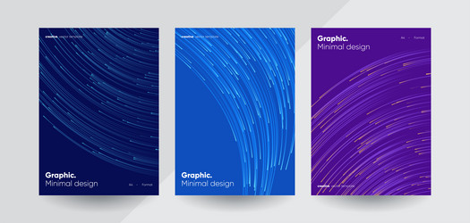 Hi-tech minimal covers design vector