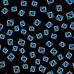 line a fixed data storage device hard disk vector image