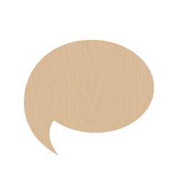 bubble speech is in shape a round vector image