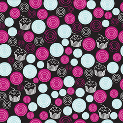 seamless sweet tea pattern vector