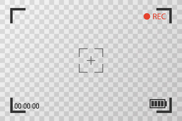 camera view viewing images visual screen focusing vector image