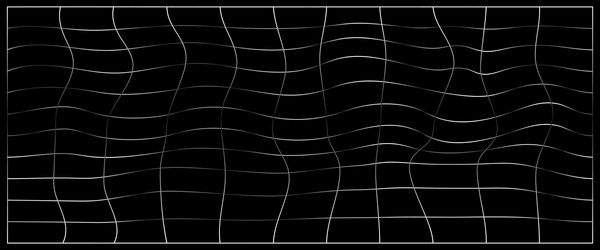 distorted vertical grid pattern flower text vector image