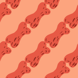 Minimalistic seamless doodle pattern with simple vector