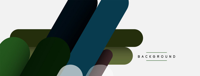 overlapping round shapes and lines background vector image